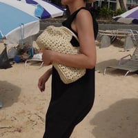 crochet paper bag