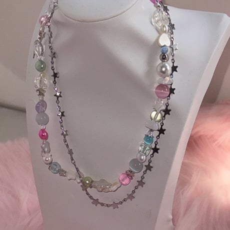 Twinkle Pearls Necklace 🪡💫