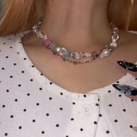 Twinkle Pearls Necklace 🪡💫