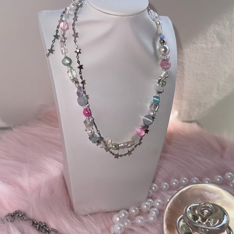 Twinkle Pearls Necklace 🪡💫