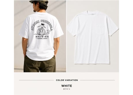 渥美半島醸造オリジナルＴシャツ【キャベＴ】　ホワイト