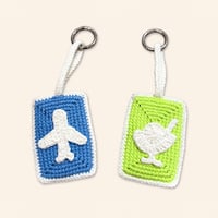 旅ともタグ KIT｜飛行機＆アイス 2種類編めるキット