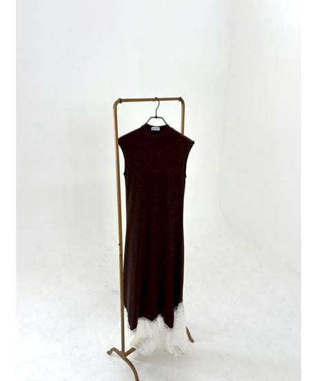 Asymmetric Layered Tulle docking Dress