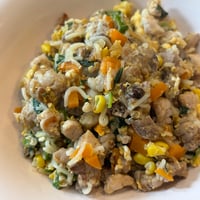豚のそうめんチャンプルー
