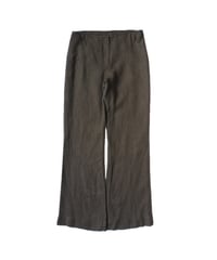 Khaki brown flare pants