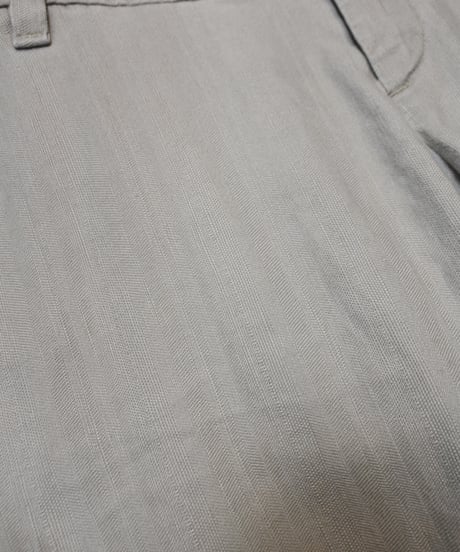 light gray low-raise office pants