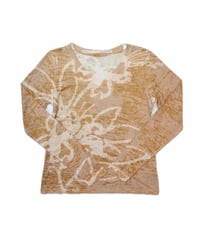 designed v-neck long tee