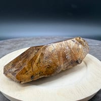 【現実を動かす黄金の塔】ゴールドタイタンルチル磨き原石