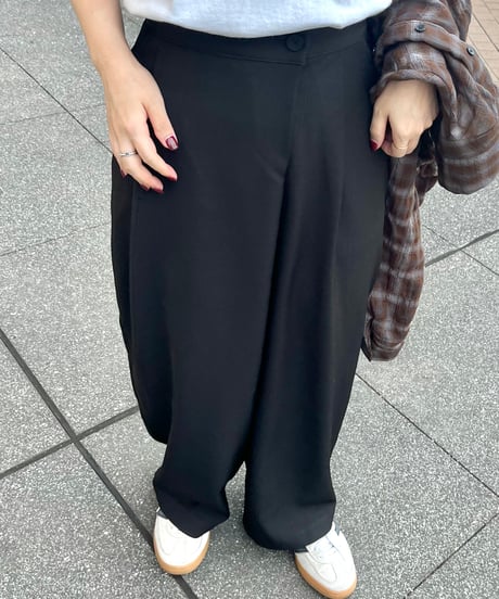 ラップワイドパンツ