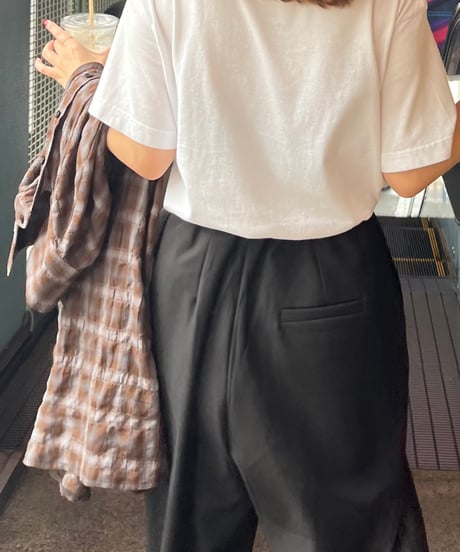 ラップワイドパンツ