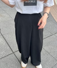 ラップワイドパンツ