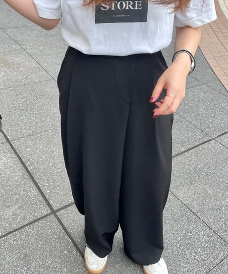 ラップワイドパンツ