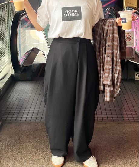ラップワイドパンツ