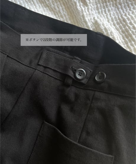 タックバミューダパンツ
