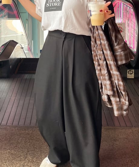 ラップワイドパンツ