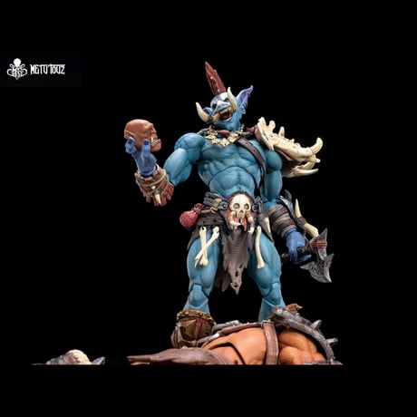 【予約】Mety Toyz Tribal War Song Troll Hunter Senjin 1/10 Scale Action Figure