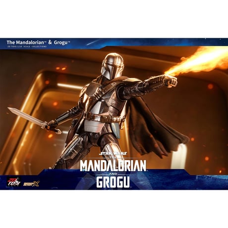 ZD TOYS - Star Wars The Mandalorian and Grogu: 2-Pack 1/10 Scale Action Figures