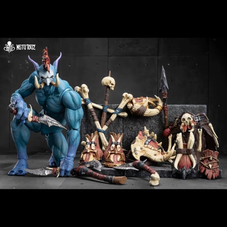 【予約】Mety Toyz Tribal War Song Troll Hunter Senjin 1/10 Scale Action Figure