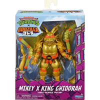 【予約】Playmates TMNT × Godzilla - Mikey × King Ghidorah (Three Headed Mutant) 5" Scale Action Figure