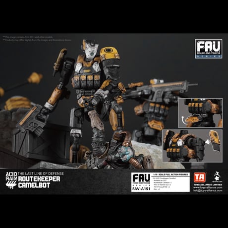【予約】ACID RAIN 《酸雨戦争》 - TA - FAV-A151 Routekeeper Camelbot 1:18 Action Figure