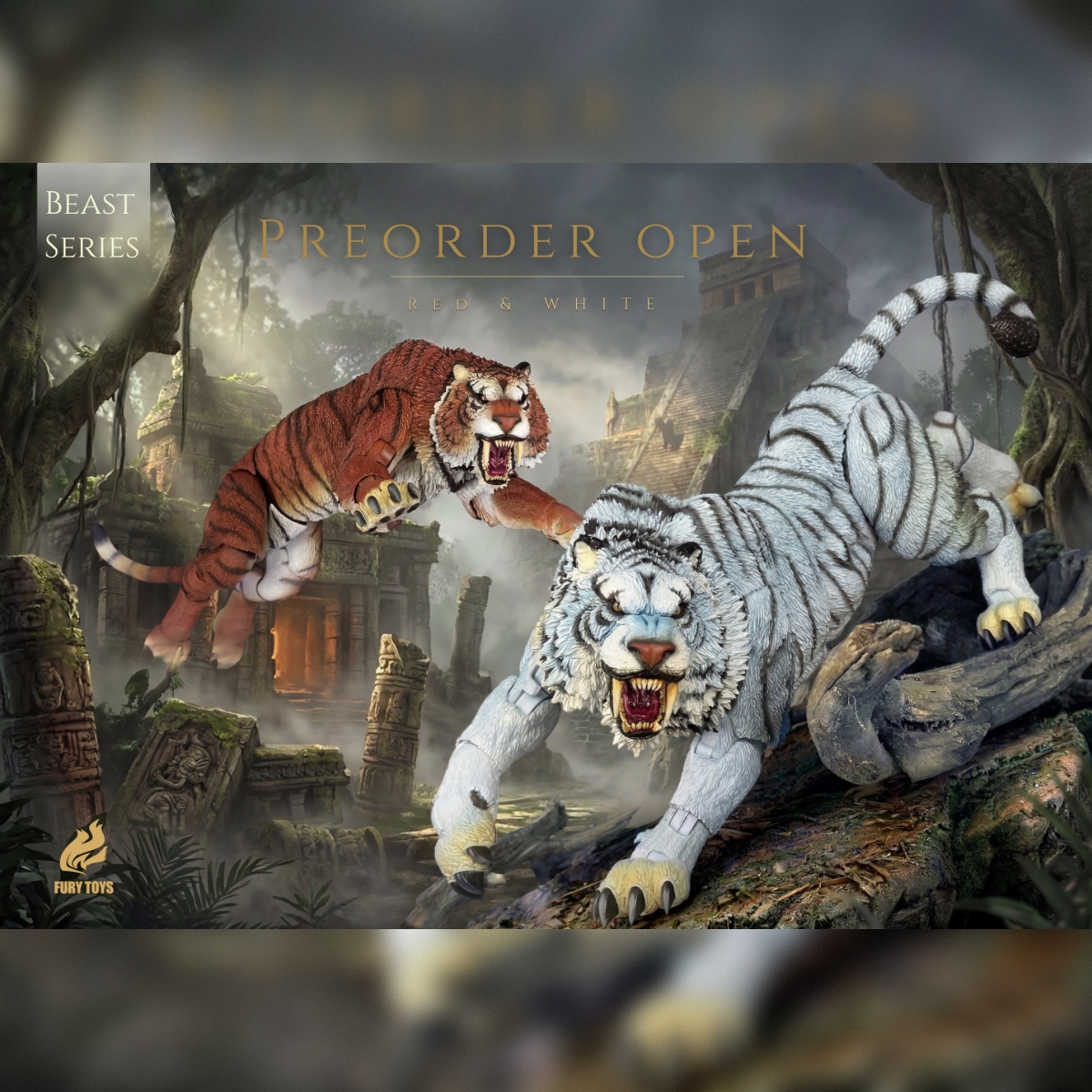 予約】Fury Toys 狂怒工作室 Maya Temple Tiger FT-01 Red