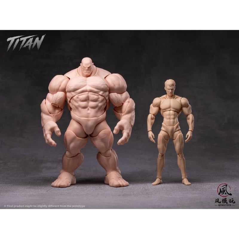 「タイタンA.E.」アクションフィギュア６種 予約】風模玩 Wind Toys 巨躯男性可動素体 - 