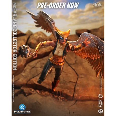 Mcfarlane Toys Collectors Edition #63 Hawkgirl (Kendra Saunders) 7” Action Figure（通常版）