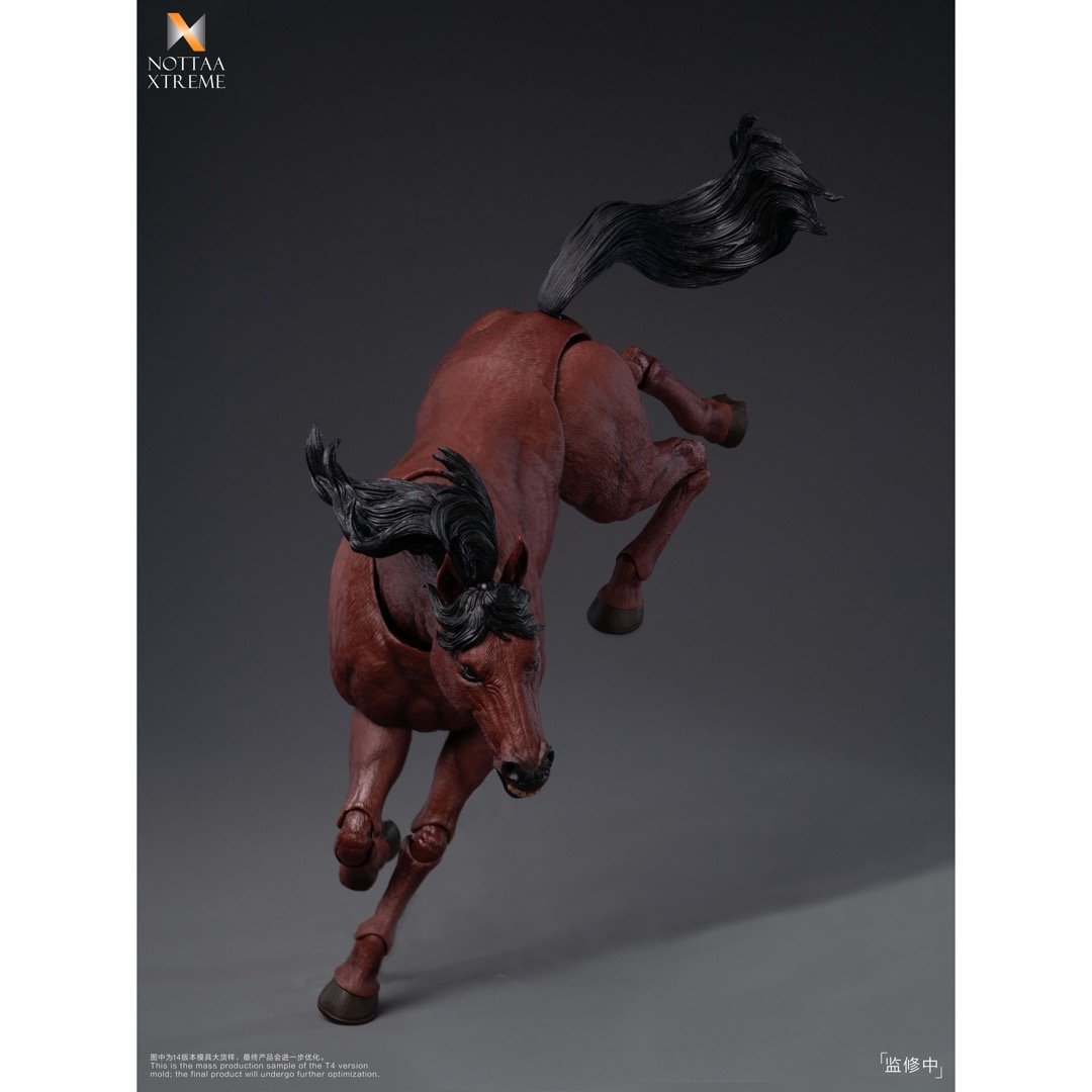 赤兎馬 この作品は値段交渉しません 予約】非玩玩具 爽玩線 - 赤兎馬（赤毛／躍動版／馬装付き）上海WF2026
