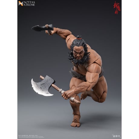 【予約】Nottaa Extreme 《封魔榜》 水滸伝 - 梁山泊第二十二位 『天殺星』 黒旋風の李逵（りき） 1/12 Scale Action Figure