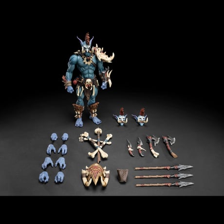 【予約】Mety Toyz Tribal War Song Troll Hunter Senjin 1/10 Scale Action Figure
