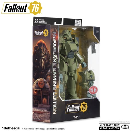McFarlane Toys Gaming Edition - Fallout76 T-45 Power Armor 7” Action Figure