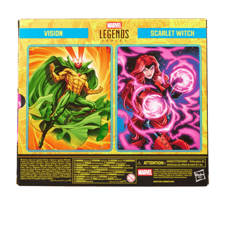 Marvel Legends Series Vision & Scarlet Witch 2-pack 6” Action Figures