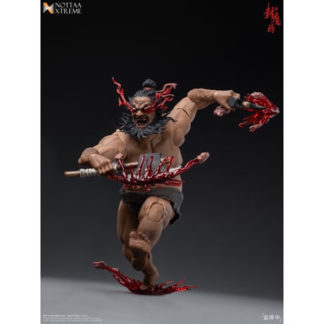 【予約】Nottaa Extreme 《封魔榜》 水滸伝 - 梁山泊第二十二位 『天殺星』 黒旋風の李逵（りき） 1/12 Scale Action Figure