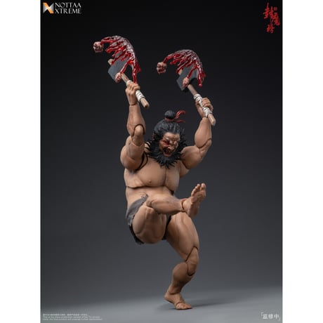 【予約】Nottaa Extreme 《封魔榜》 水滸伝 - 梁山泊第二十二位 『天殺星』 黒旋風の李逵（りき） 1/12 Scale Action Figure