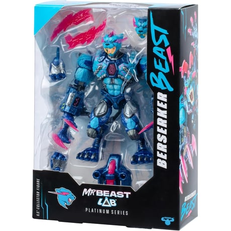 Moose toys × FHS Mr. Beast Lab Platinum Series Berzerker Beast Titans 6" Action Figure