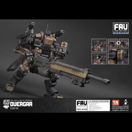 ACID RAIN 《酸雨戦争》 - TA - FAV-A129 Duergar D2R-w 1:18 Action Figure