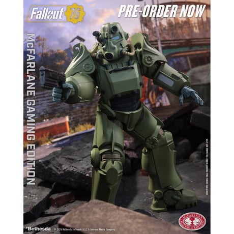 McFarlane Toys Gaming Edition - Fallout76 T-45 Power Armor 7” Action Figure