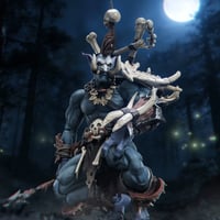 Mety Toyz Tribal War Song Troll Hunter Senjin 1/10 Scale Action Figure