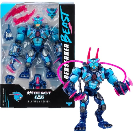 Moose toys × FHS Mr. Beast Lab Platinum Series Berzerker Beast Titans 6" Action Figure