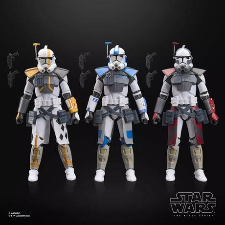 Star Wars The Black Series ARC Trooper Battle Pack Havoc, Colt, Blitz 3-pack 6” Action Figures