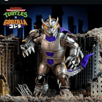 【予約】Playmates TMNT × Godzilla - Shredder × Mechagodzilla 5" Scale Action Figure
