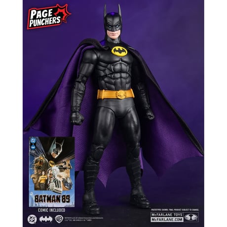 Mcfarlane Toys Collectors DC Page Punchers Batman (’89) with Comic 7” Action Figure