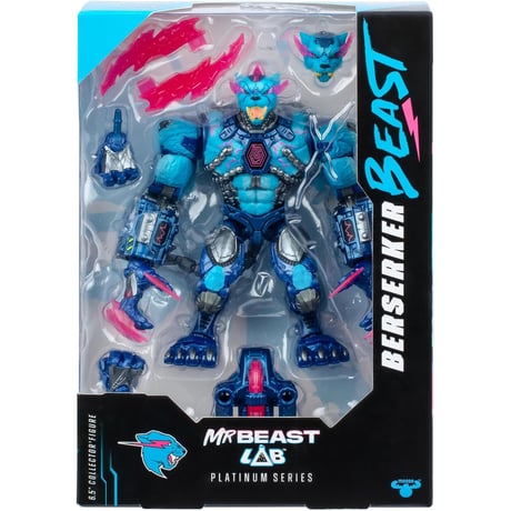 Moose toys × FHS Mr. Beast Lab Platinum Series Berzerker Beast Titans 6" Action Figure