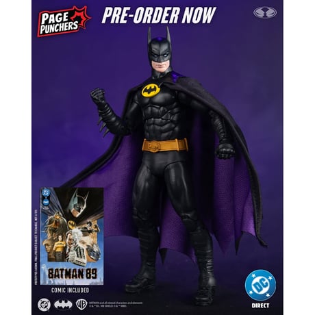 Mcfarlane Toys Collectors DC Page Punchers Batman (’89) with Comic 7” Action Figure