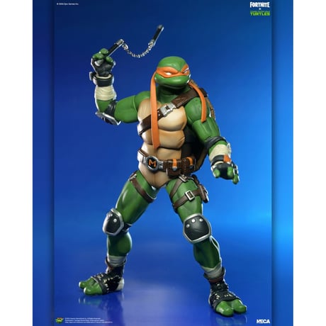 【予約】NECA TMNT × Fortnite - Michelangelo 7" Scale Action Figure