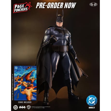Mcfarlane Toys Collectors DC Page Punchers Batman (Justice #1) with Comic 7” Action Figure