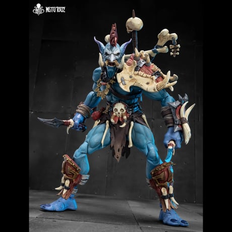 【予約】Mety Toyz Tribal War Song Troll Hunter Senjin 1/10 Scale Action Figure