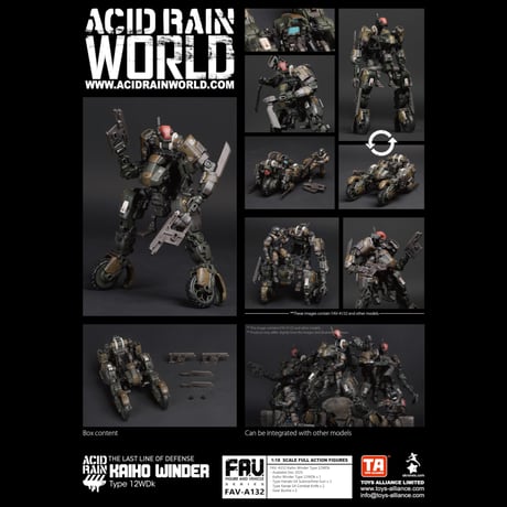 【予約】ACID RAIN 《酸雨戦争》 - TA - FAV-A132 海堡 Kaiho Winder Type 12WDk 1:18 Action Figure