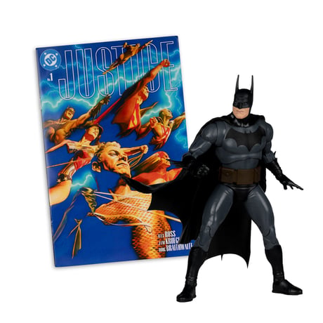 Mcfarlane Toys Collectors DC Page Punchers Batman (Justice #1) with Comic 7” Action Figure