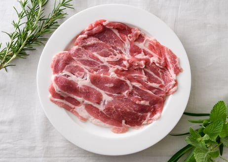 【冷凍】　岐阜県産 豚肩ロース肉スライス　150g